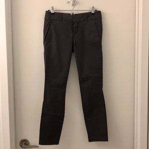 JCrew Andie chino pants, size 0